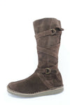 LIGNE A SUIVRE Bottes Daim Marron T38 TBE