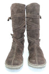 LIGNE A SUIVRE Bottes Daim Marron T38 TBE