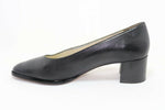 JB MARTIN Escarpins Cuir Noir Taille 40 TBE made in France