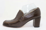 Myma PARIS Escarpins Cuir Marron Taille 39 TBE