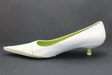 JB MARTIN Escarpins Cuir Blanc T41 TBE