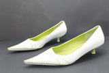 JB MARTIN Escarpins Cuir Blanc T41 TBE