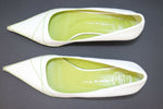 JB MARTIN Escarpins Cuir Blanc T41 TBE
