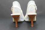 SAN MARINA Escarpins Cuir Blanc T41 TBE