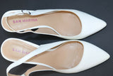 SAN MARINA Escarpins Cuir Blanc T41 TBE