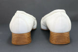 DONNA DRIANA Mocassins Cuir Blanc T39 TBE