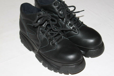 Bottines  Boots Buggy Cuir Noir T 38 TTBE