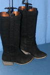 Bottes  à talons CASUAL Simili Cuir Noir T 37 BE