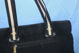 sac shopping ETERNEL E&L  velours noir TBE