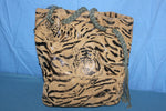 Sac shopping Tissu Synthetique  Motif Tigre BE