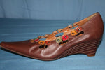 Escarpins HEYRAUD Pointus  Cuir  Marron T 37 TBE