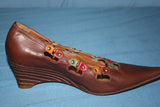 Escarpins HEYRAUD Pointus  Cuir  Marron T 37 TBE