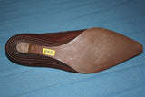 Escarpins HEYRAUD Pointus  Cuir  Marron T 37 TBE