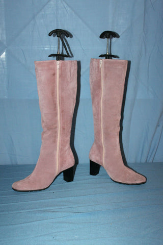 Bottes ROSA LIPTY Daim Rose pâle T 35 BE