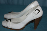Escarpins TACCO Simili Cuir Blanc T 37 TBE
