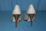 Escarpins FARASION Textile Beige T 40 TBE