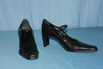 Escarpins LAURENT DAVID cuir Pieds fins talons carrés T 37 BE
