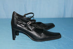 Escarpins LAURENT DAVID cuir Pieds fins talons carrés T 37 BE