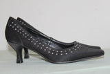 Escarpins CARLA Tissu  Noir et Brillants T 37 TBE