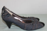 Escarpins Ouverts  BITTERSWEET Textile Jean T 37 TBE