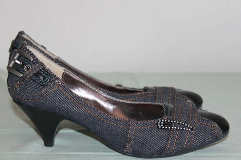 Escarpins Ouverts  BITTERSWEET Textile Jean T 37 TBE