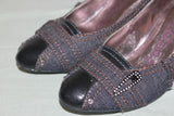 Escarpins Ouverts  BITTERSWEET Textile Jean T 37 TBE