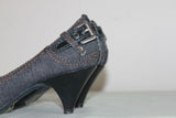 Escarpins Ouverts  BITTERSWEET Textile Jean T 37 TBE