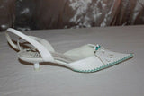 Escarpins Ouverts et Pointus JB MARTIN Cuir Blanc  T 38 Etat Neuf