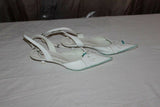 Escarpins Ouverts et Pointus JB MARTIN Cuir Blanc  T 38 Etat Neuf
