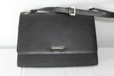 Sac NAFNAF  Cuir et Textile Noir Porté Epaule  TBE