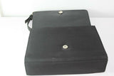 Sac NAFNAF  Cuir et Textile Noir Porté Epaule  TBE