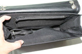Sac NAFNAF  Cuir et Textile Noir Porté Epaule  TBE