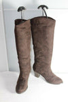 Bottes LA REDOUTE Création Daim Marron foncé T 37 BE