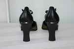 Escarpins SAN MARINA  Cuir Noir et Marron T 37  TTBE