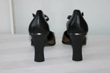 Escarpins SAN MARINA  Cuir Noir et Marron T 37  TTBE