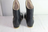 Boots Fourrées ELEFANTEN  Cuir Bleu Nuit T 35  TTBE