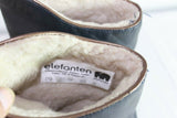 Boots Fourrées ELEFANTEN  Cuir Bleu Nuit T 35  TTBE