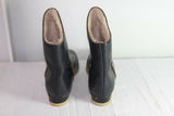 Boots Fourrées ELEFANTEN  Cuir Bleu Nuit T 35  TTBE