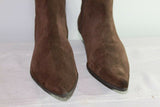 Bottes VALERIA  Daim et Cuir Marron T 36  TBE