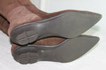 Bottes VALERIA  Daim et Cuir Marron T 36  TBE