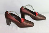 Escarpins BALLY Tout  Cuir Marron Nuancés  T 38.5 TBE