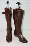 Bottes SAN MARINA  Cuir Marron et Cloutées T36  BE