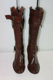 Bottes SAN MARINA  Cuir Marron et Cloutées T36  BE