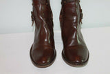 Bottes SAN MARINA  Cuir Marron et Cloutées T36  BE