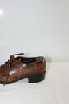 Derby Femme Cuir Marron T 35  TBE