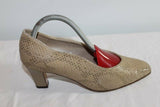 Escarpins LOTUS cuir Beige Façon Reptile  T 37 BE