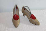 Escarpins LOTUS cuir Beige Façon Reptile  T 37 BE
