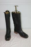 Bottes COSMO Paris Cuir Souple Noir T 39 BE