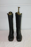 Bottes COSMO Paris Cuir Souple Noir T 39 BE