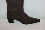 Bottes Cuir  Marron Foncé  Doublées Cuir  37 TTBE